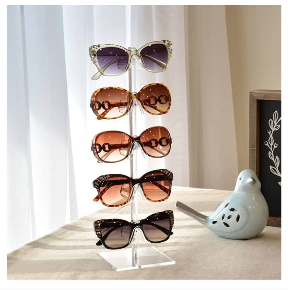 Acrylic Glasses Stand, Eyewear Display, Sunglasses Organizer, Eyewear Holders - Picture 3 of 5